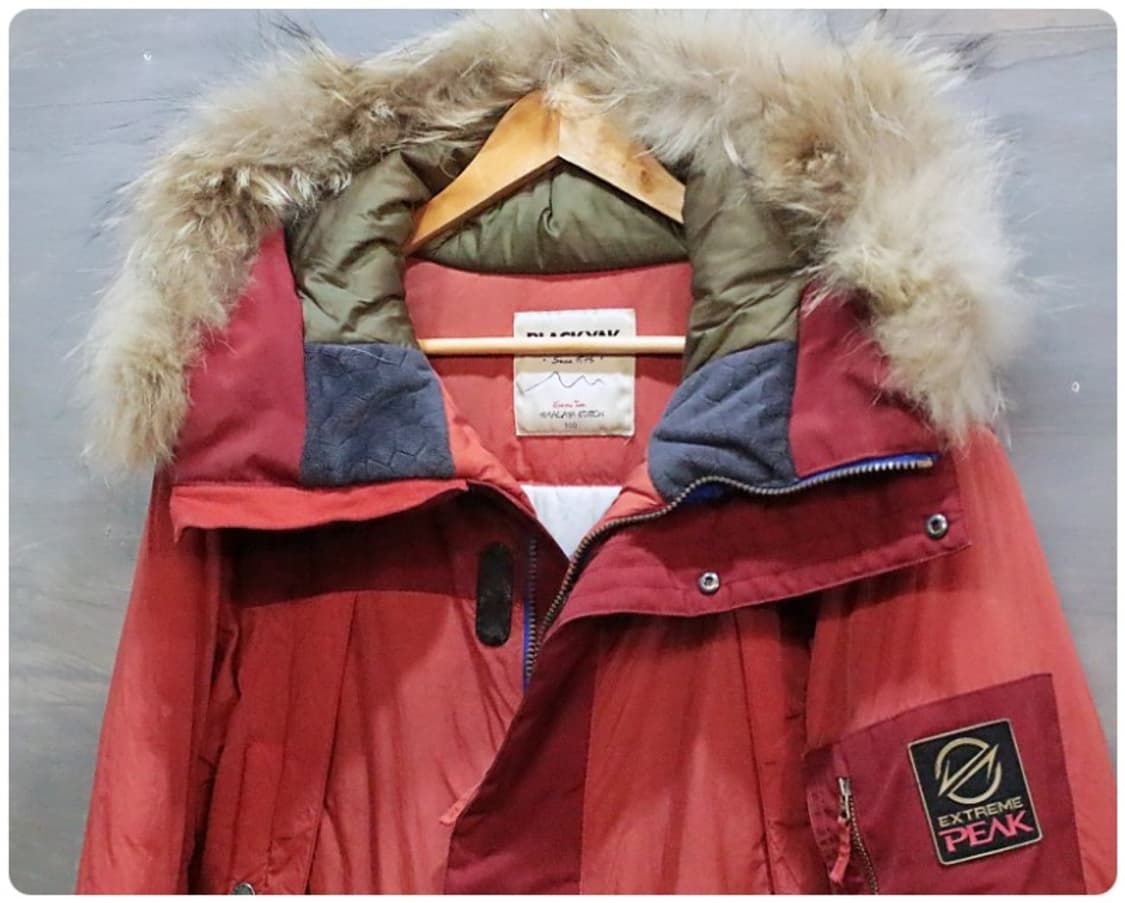 블랙야크 라쿤 퍼 야상 패딩 점퍼 100 상품이미지7