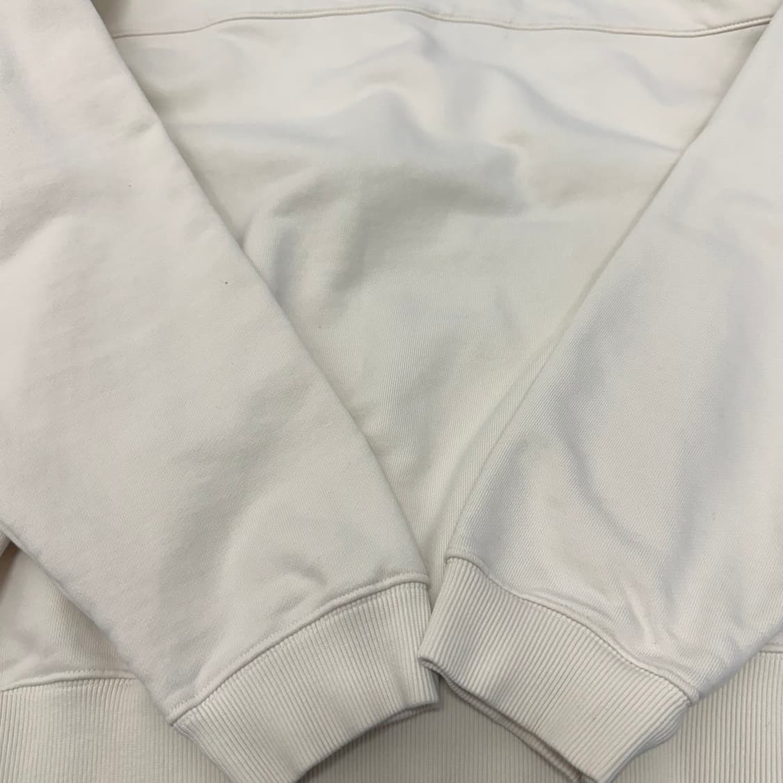 PREVAIL 프리베일 여성 반집업 맨투맨 아이보리 S 상품이미지7