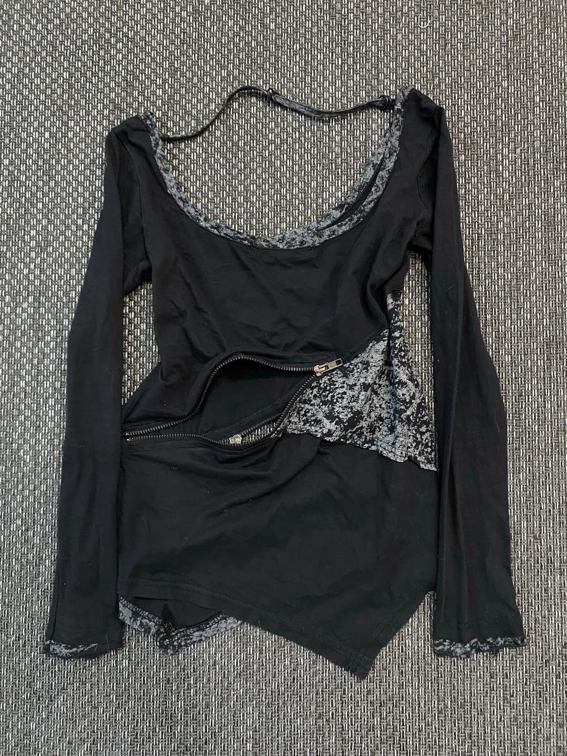 2000s Rare Zip&piercing Slim-FitVkei Lgb 상품이미지9
