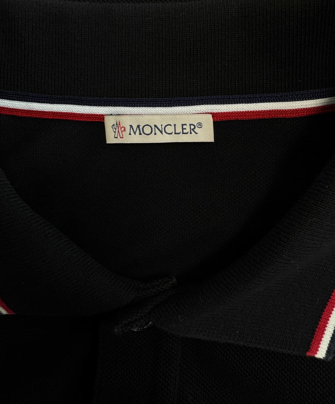 MONCLER 몽클레어 몽클레르 매장판 블랙 피케 반팔티셔츠 M 상품이미지4