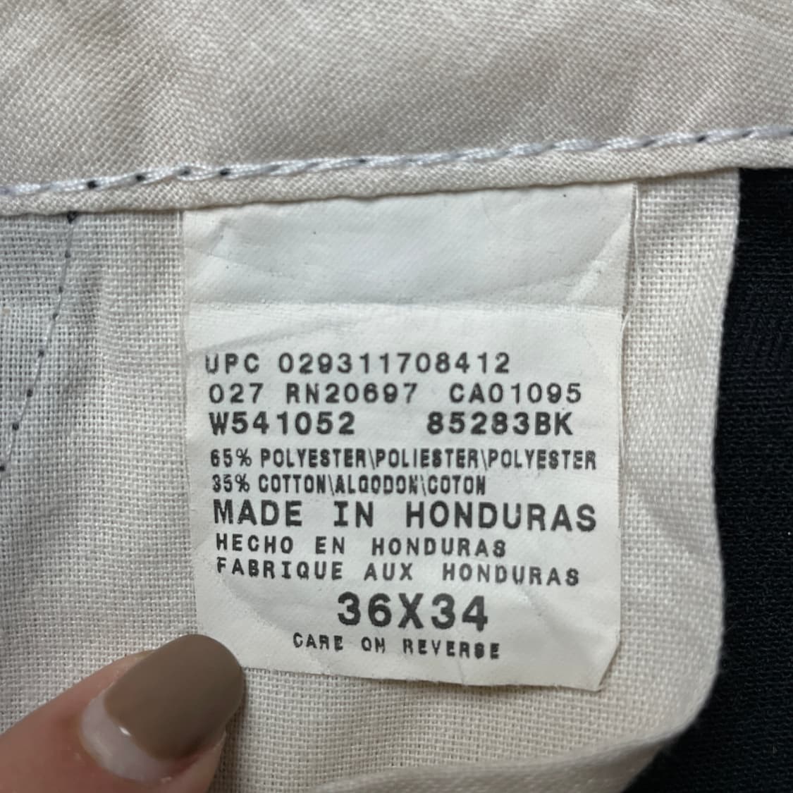 DICKIES 디키즈 빈티지 블랙 더블니 워크 팬츠 A00953 상품이미지10
