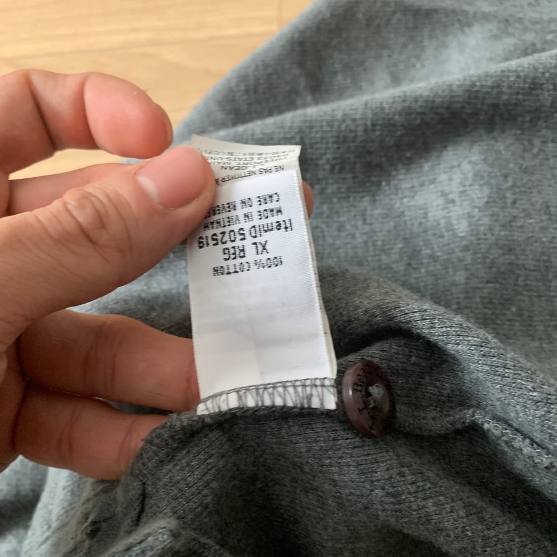 XL)L.L.bean 엘엘빈 와플 헨리넥 상품이미지4