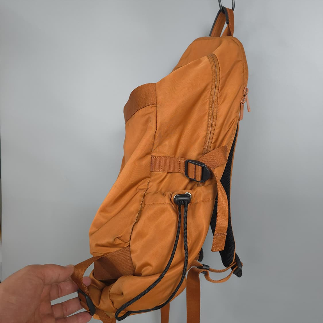 만다리나덕 Mandarina Duck 오렌지 나일론 백팩 상품이미지2