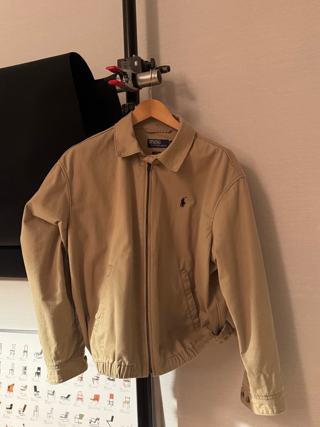 폴로 랄프로렌 빅자켓 베이지 s 상품이미지1