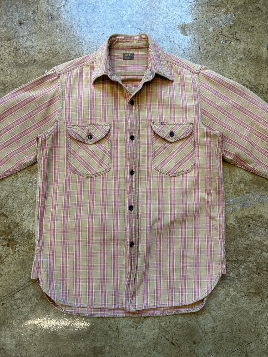 리 Lee 빈티지 웨스턴 체크 셔츠 상품이미지2