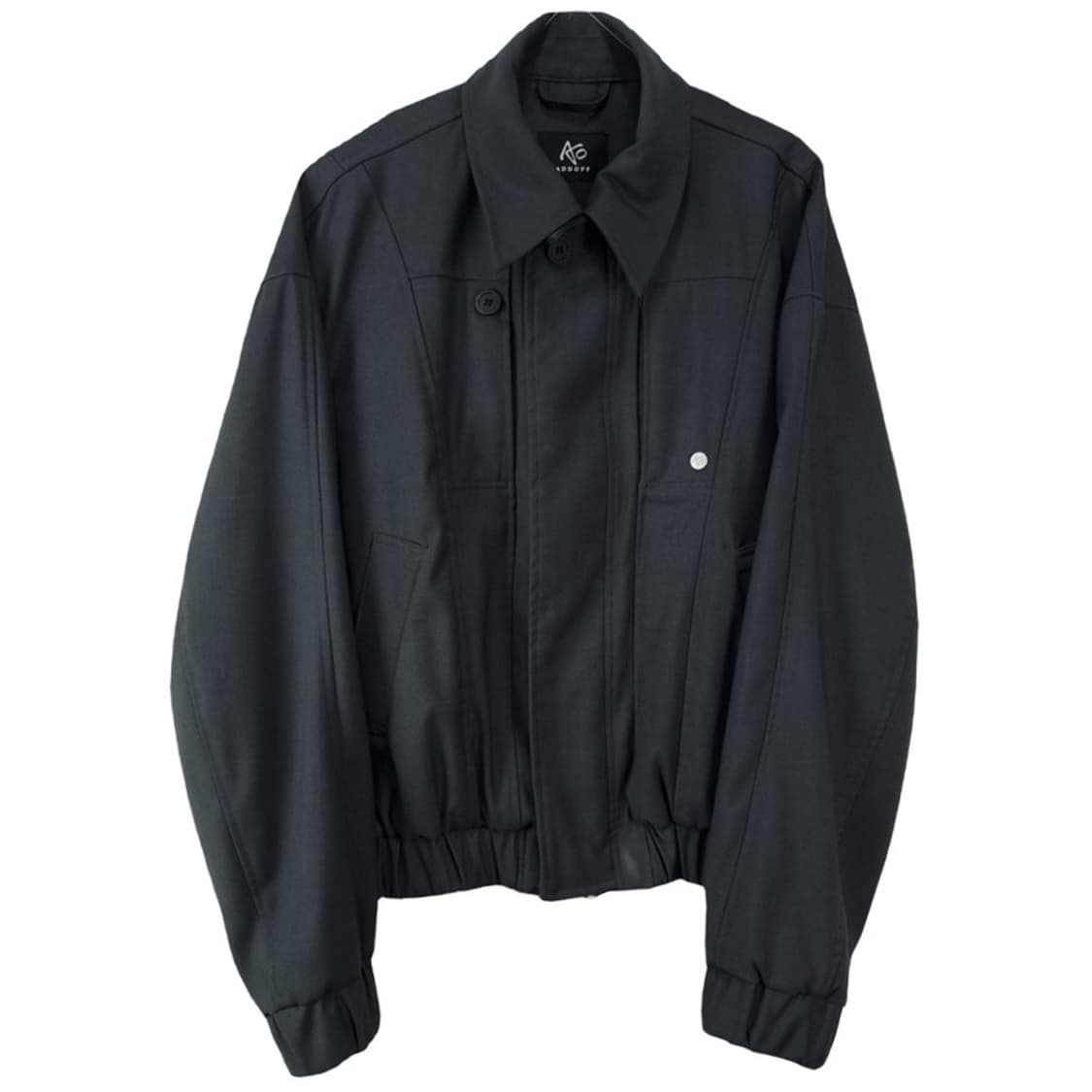 [애드오프] 프라그먼트 점퍼 블루종 자켓 챠콜 M19932 상품이미지2