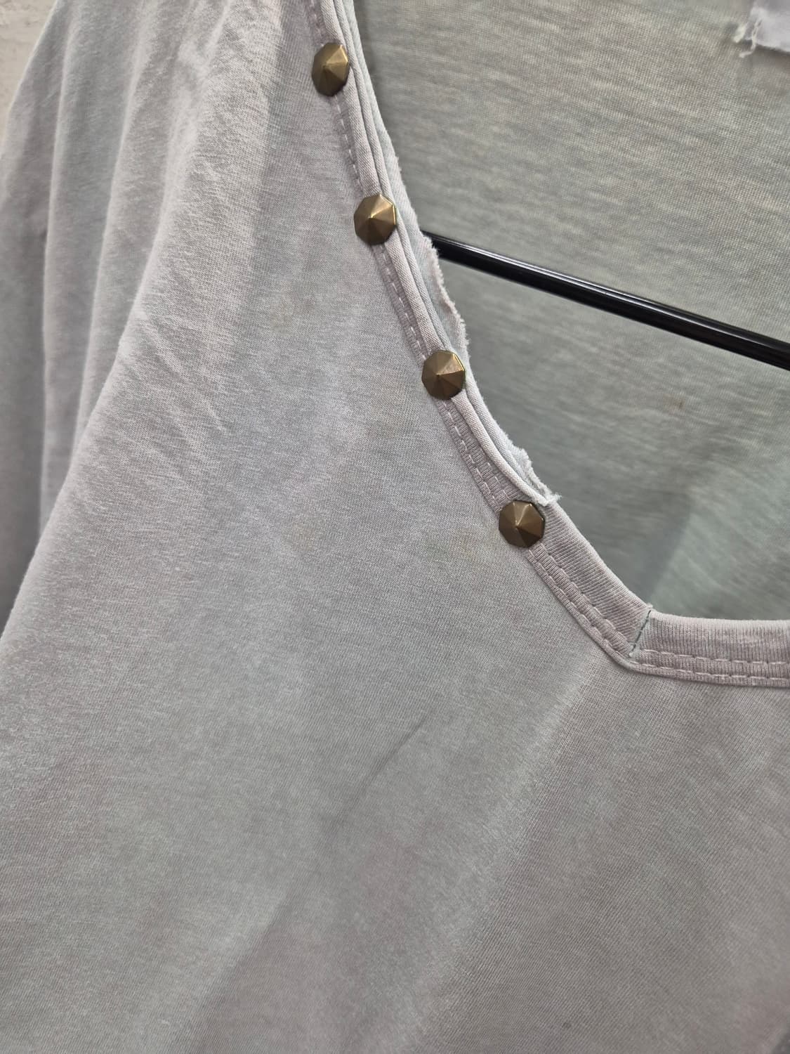 입생로랑 그레이 포켓 반팔 티셔츠 XL 상품이미지8