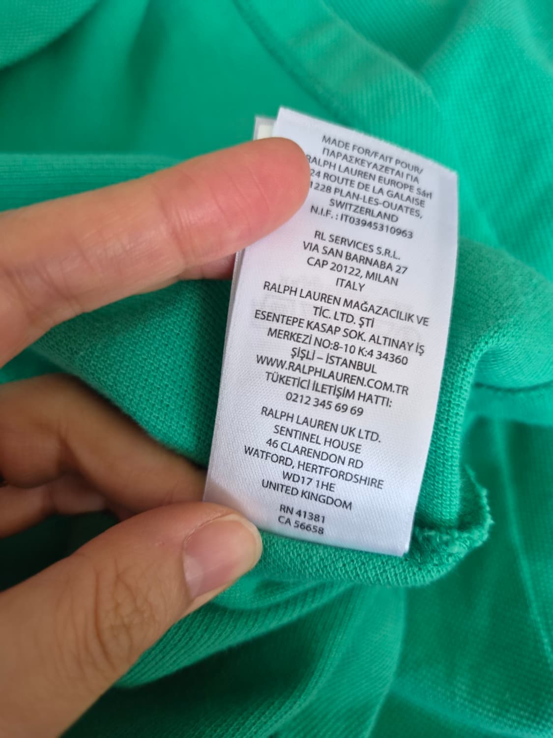 폴로랄프로렌 주니어(남성가능) 반팔PK카라티셔츠 XL사이즈 상품이미지10