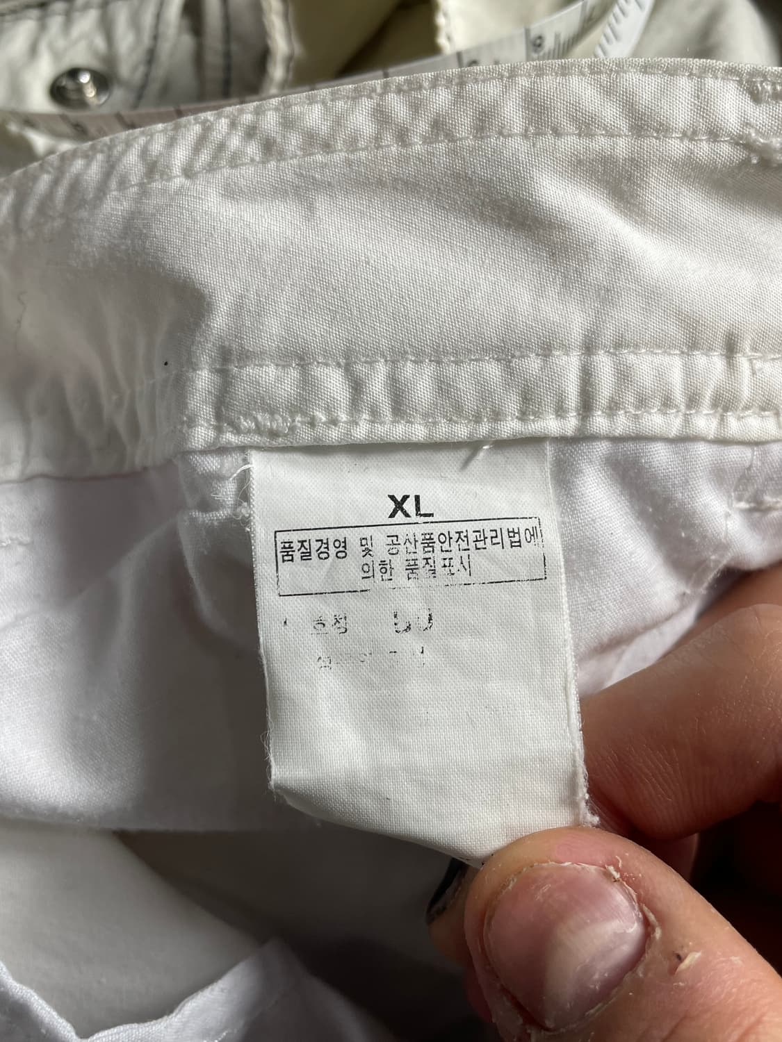 노스페이스 화이트 반바지 상품이미지3