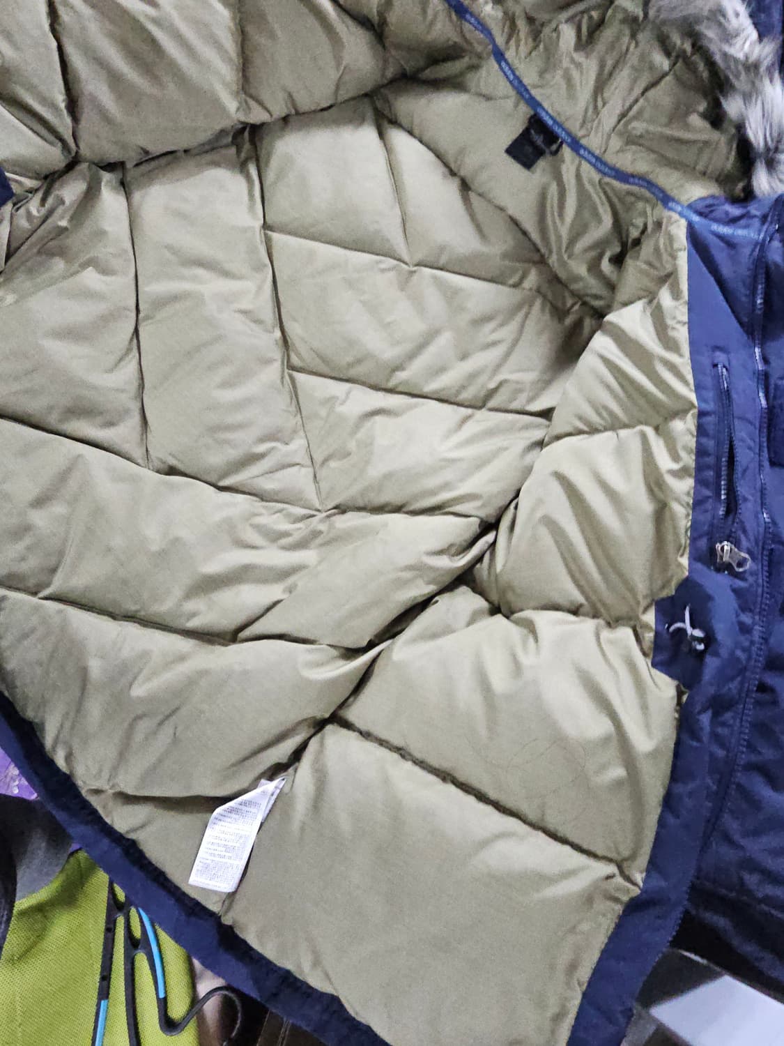 아디다스 후드 패딩 자켓 네이비 105 상품이미지3