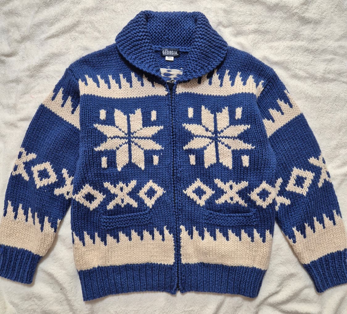 GEORGIA 조지아 코위찬 니트 자켓 세트 남성free 상품이미지1