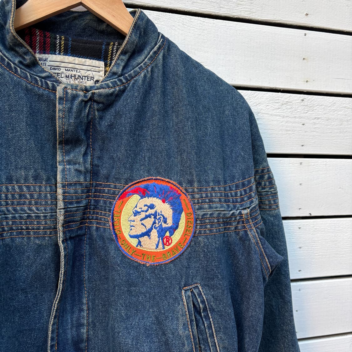 Diesel 디젤 데님 봄버 자켓 상품이미지3