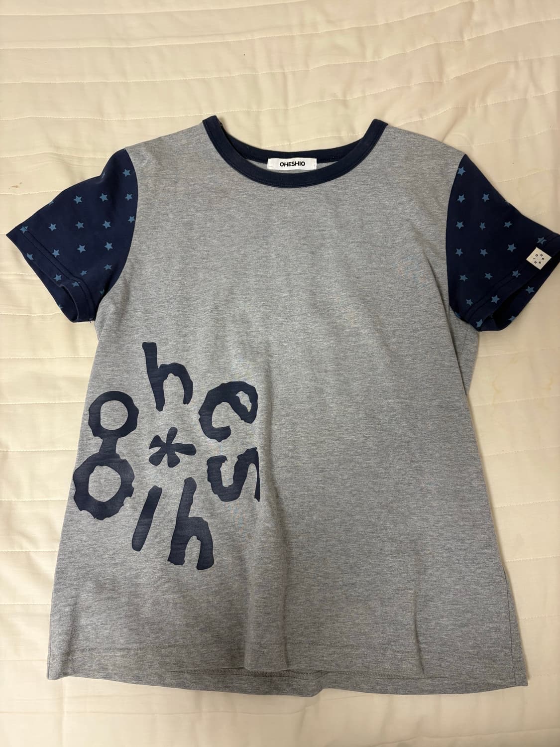 STAR TWO TONE T-SHIRT, GRAY 상품이미지3