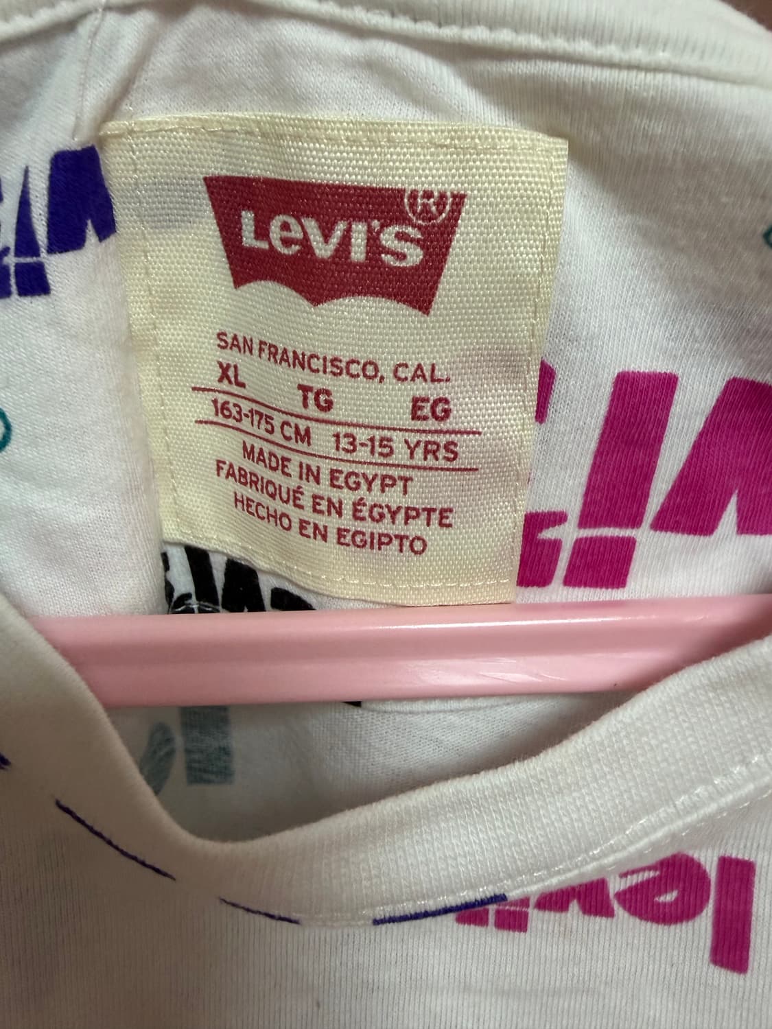 리바이스 로고 반팔 상품이미지2