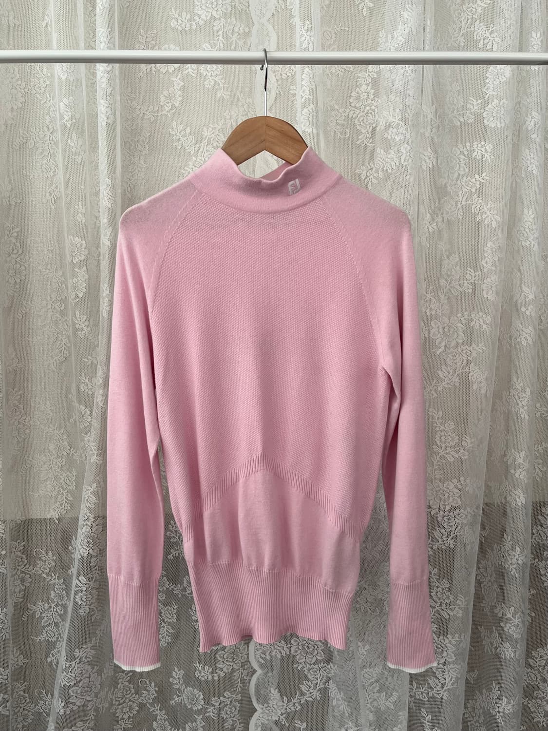 M) 풋조이 FJ 반목 니트 핑크 상품이미지1