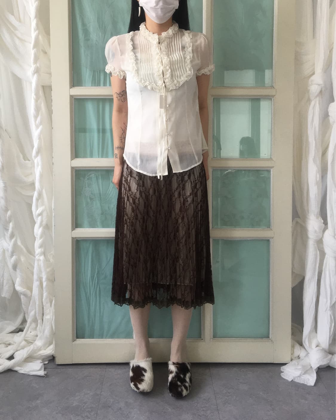 Frill point blouse 상품이미지7