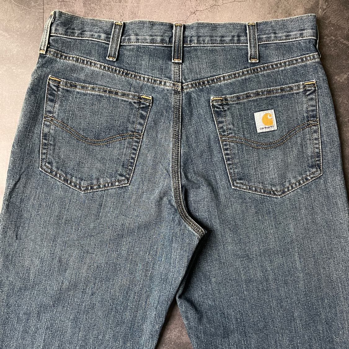 CARHARTT 칼하트 빈티지 릴렉스드핏 데님 워크 팬츠 A00876 상품이미지7