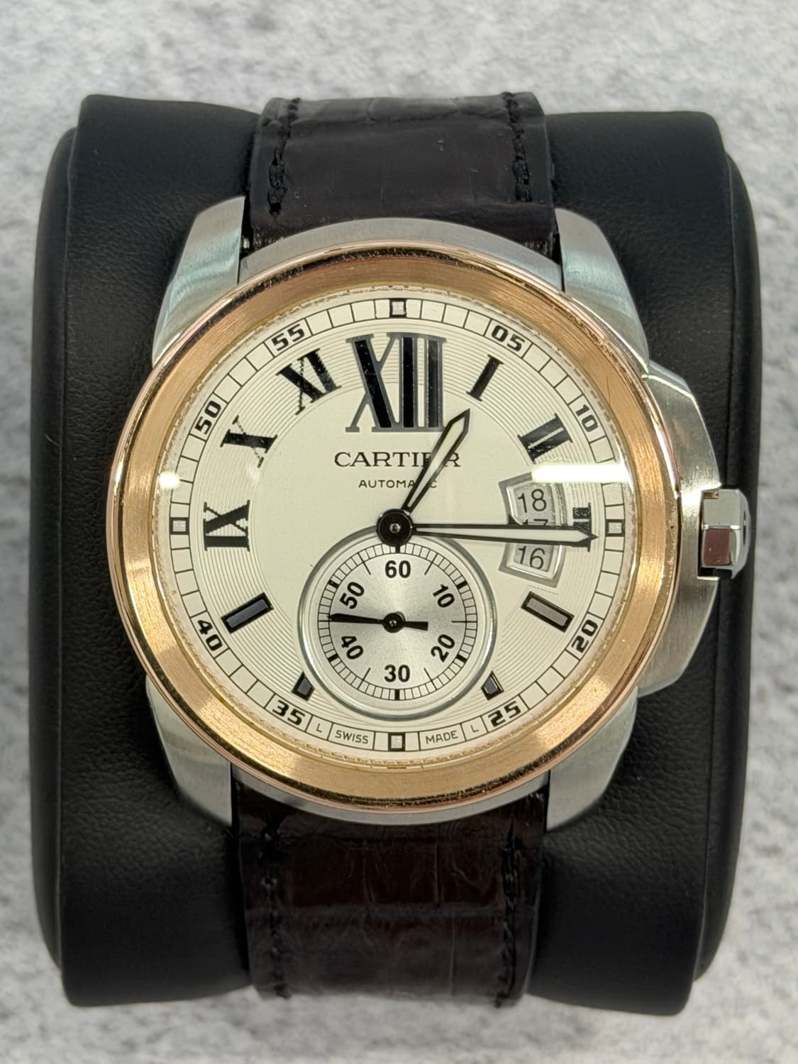 까르띠에 칼리브 드 3389 18K 콤비 시계 판매합니다. 상품이미지1