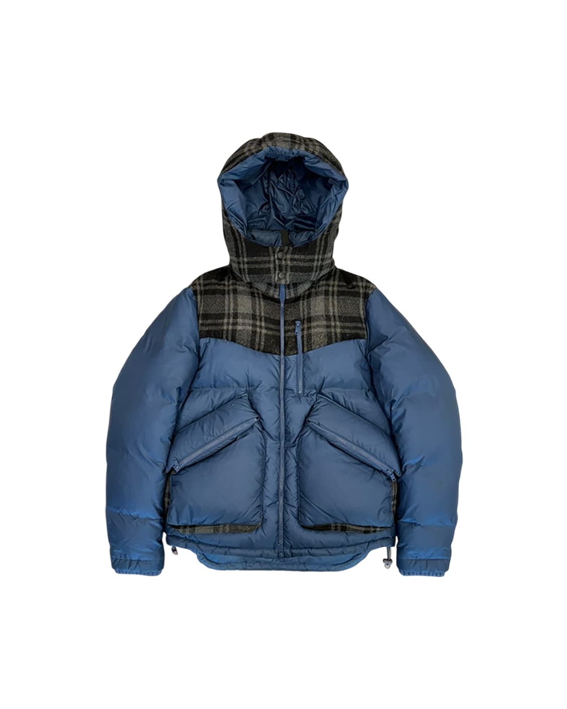 Y-3 체크 패턴 다운 자켓 상품이미지3