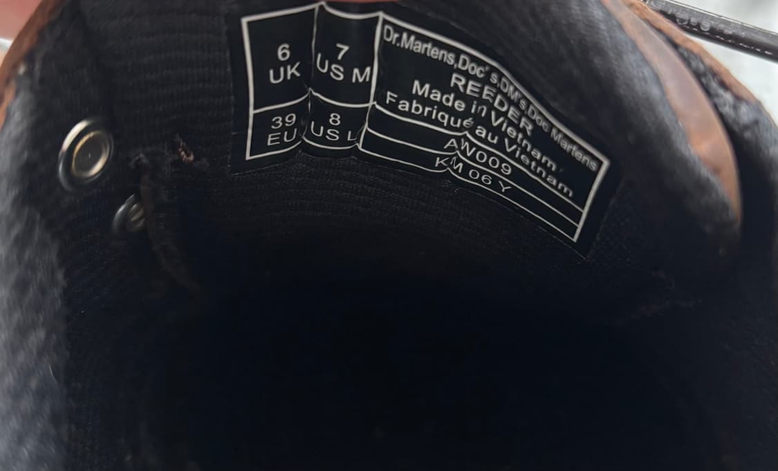 닥터마틴 리더 브라운 250 uk6 상품이미지6