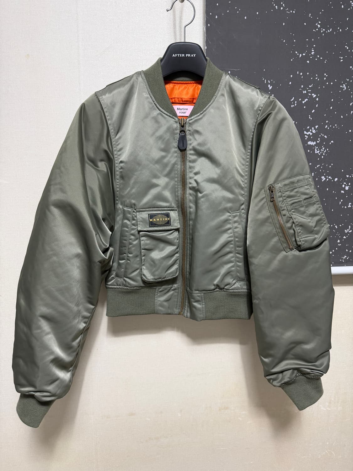 [M] 마틴로즈 슈렁큰 봄버 자켓  상품이미지2