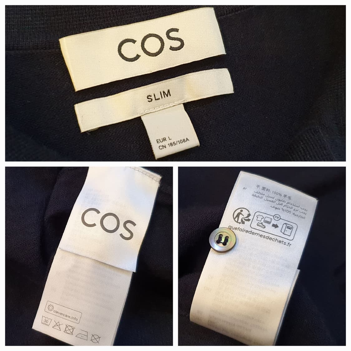 100.COS 울 니트 카라티 상품이미지7