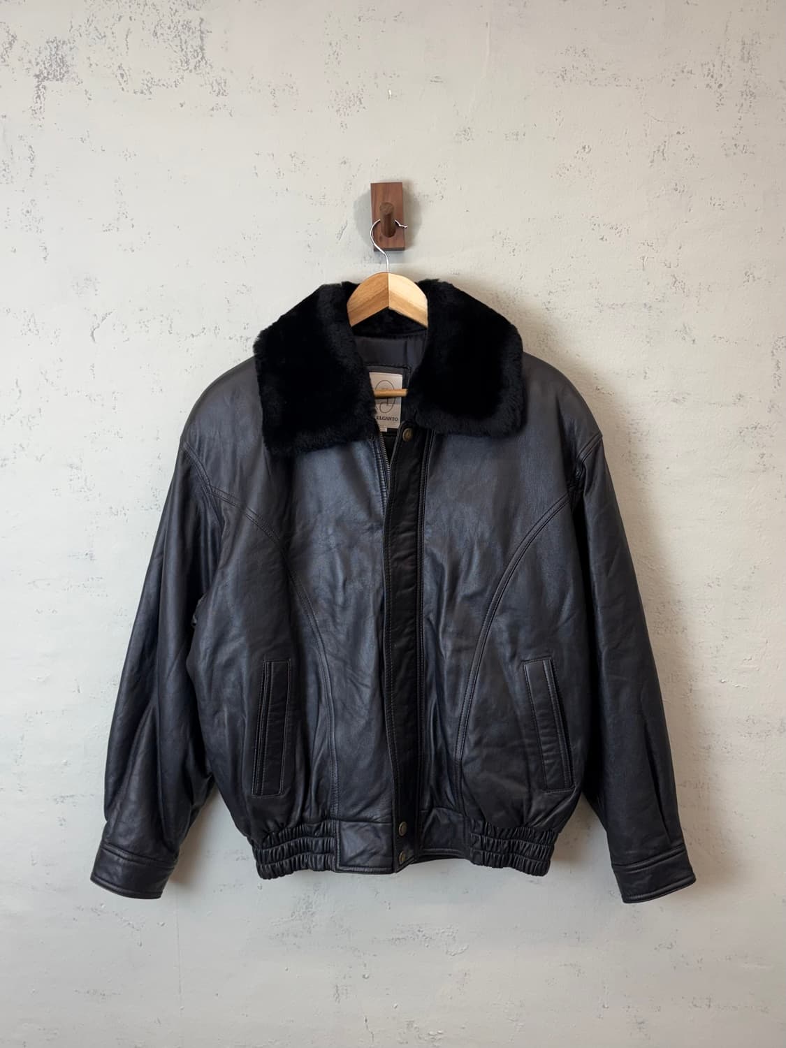 빈티지 리얼레더 봄버 자켓 상품이미지1