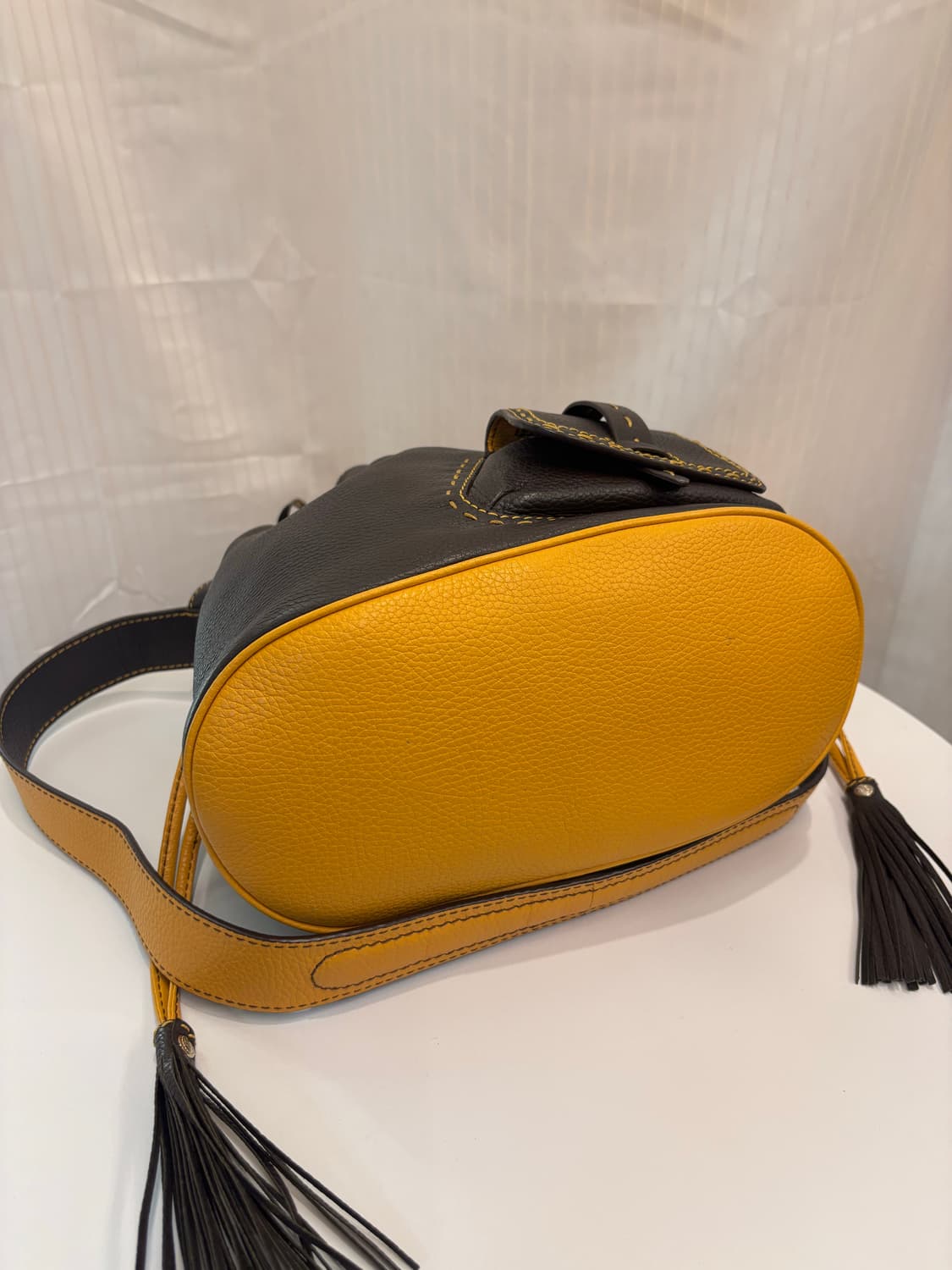 정품 란셀 복조리 숄더 크로스백     상품이미지7