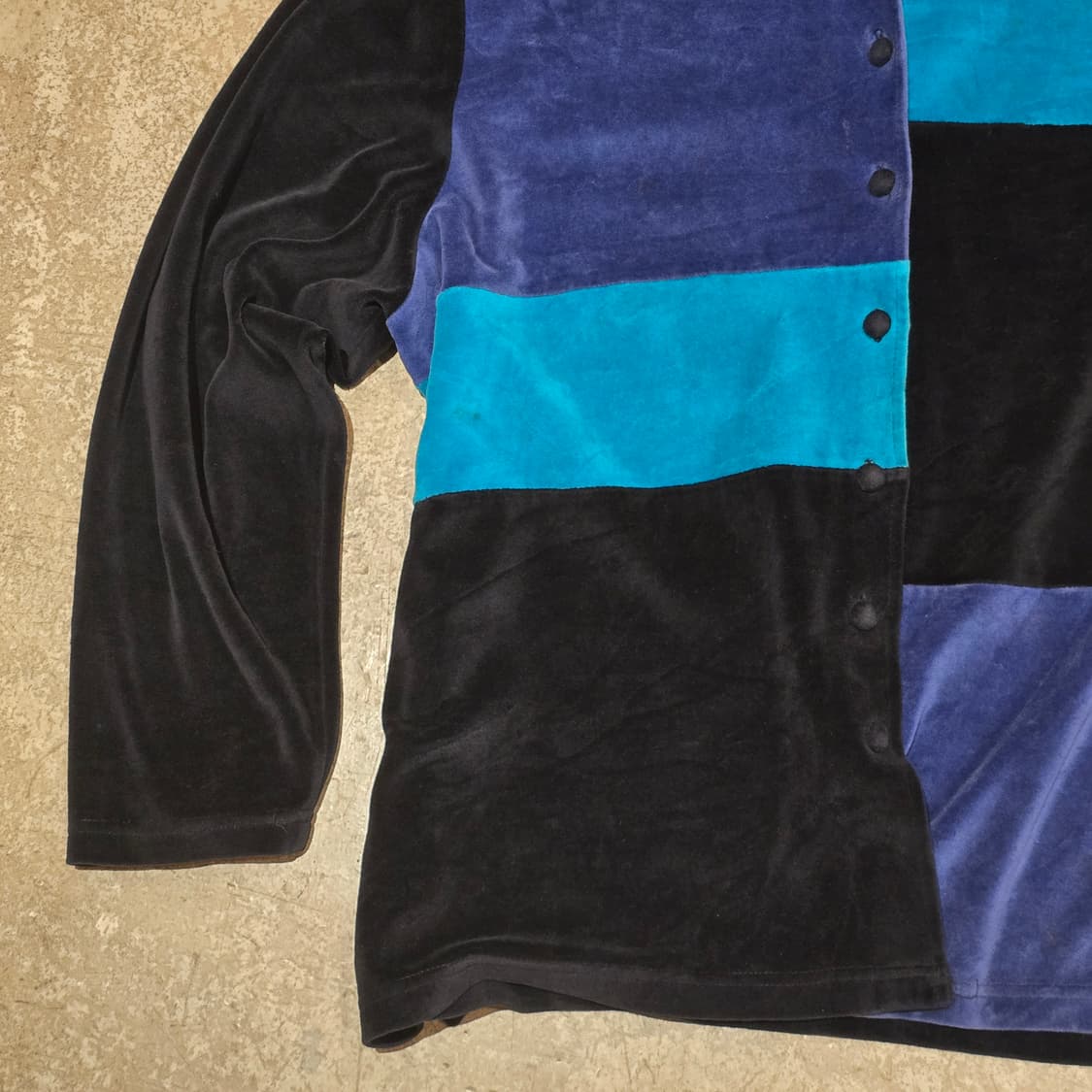 90s ERIKA II COLLECTION 벨벳  셔츠 상품이미지3