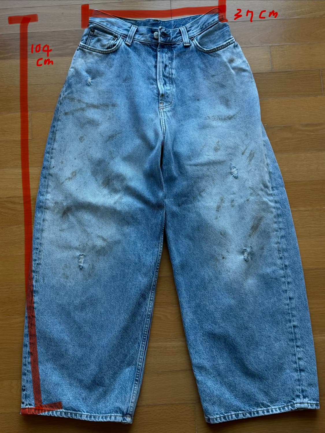 (44) 아크네 스튜디오 슈퍼 배기 진 2023 상품이미지3