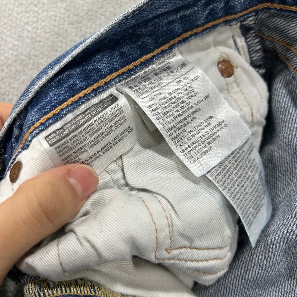 리바이스 데님팬츠 501 32 상품이미지4