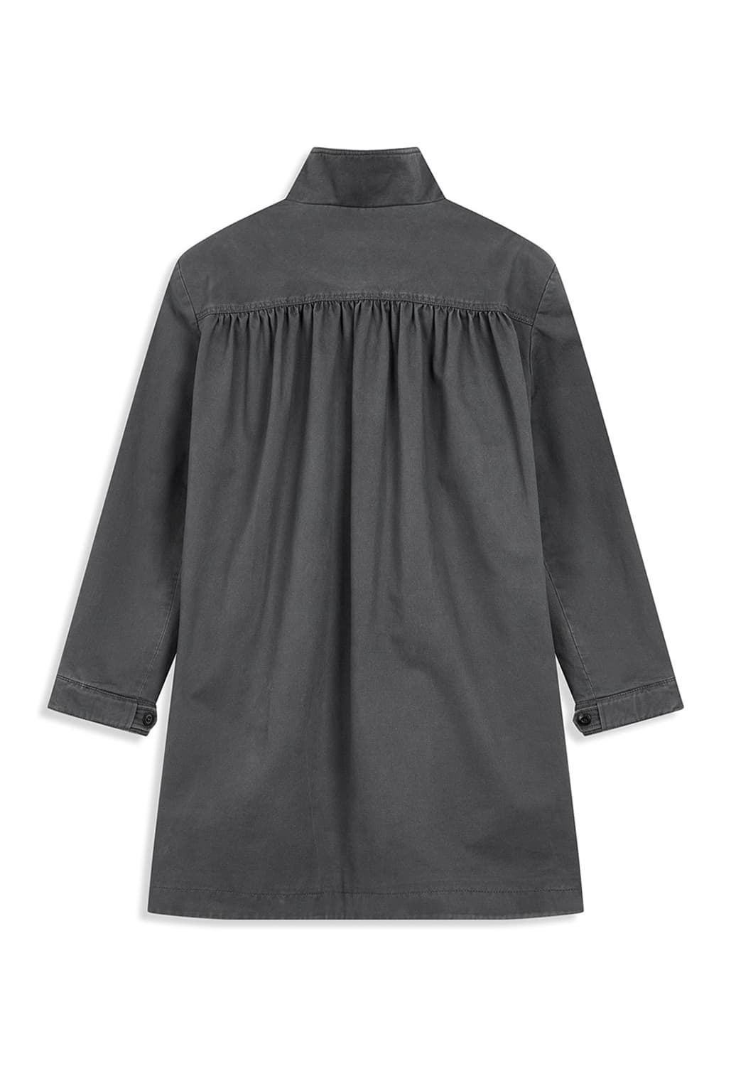 오픈와이와이 OVER SHIRRED TOP COAT CHARCOAL 상품이미지5