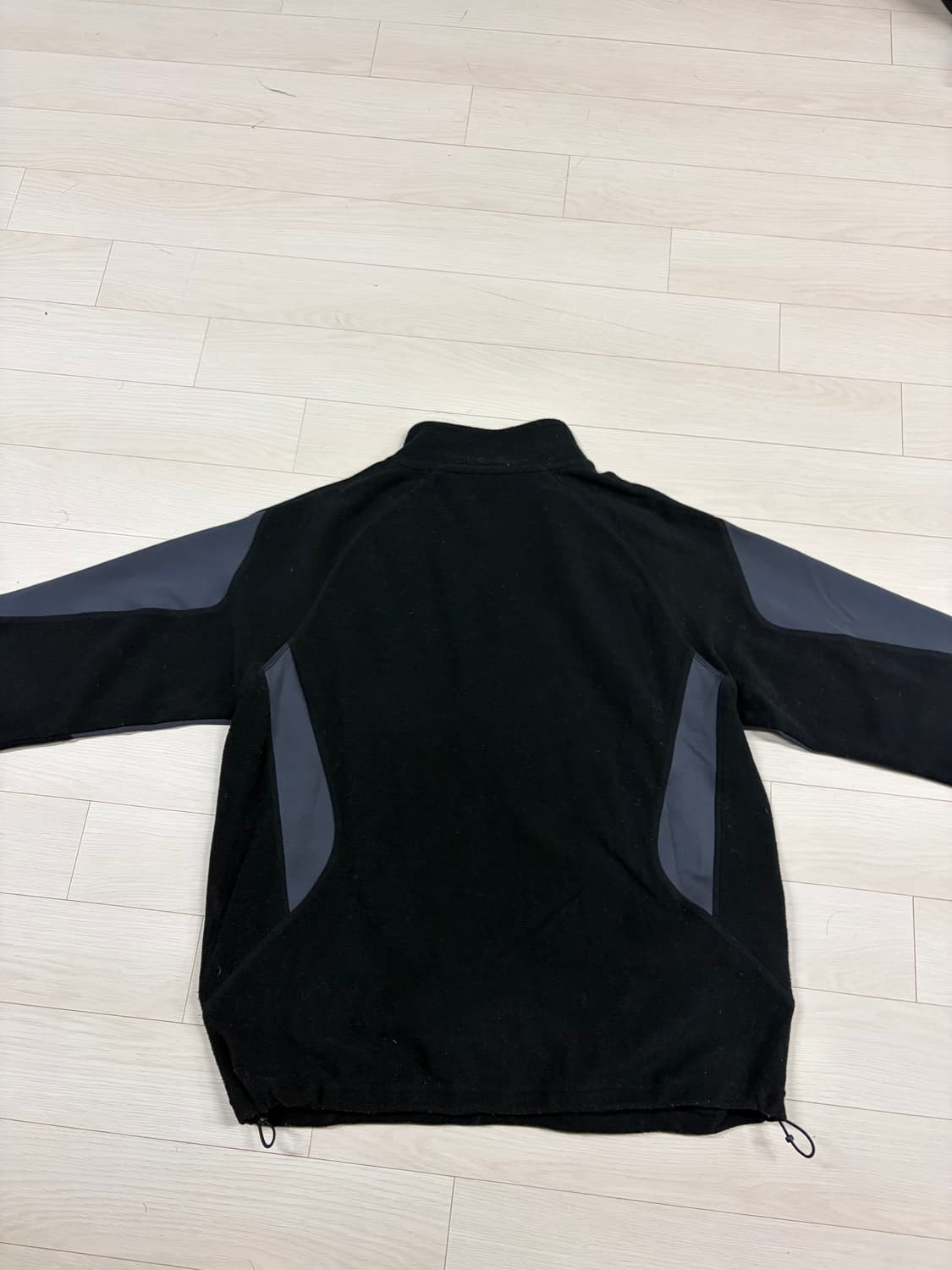 산산기어 하프 집업 플리스 블랙 상품이미지2