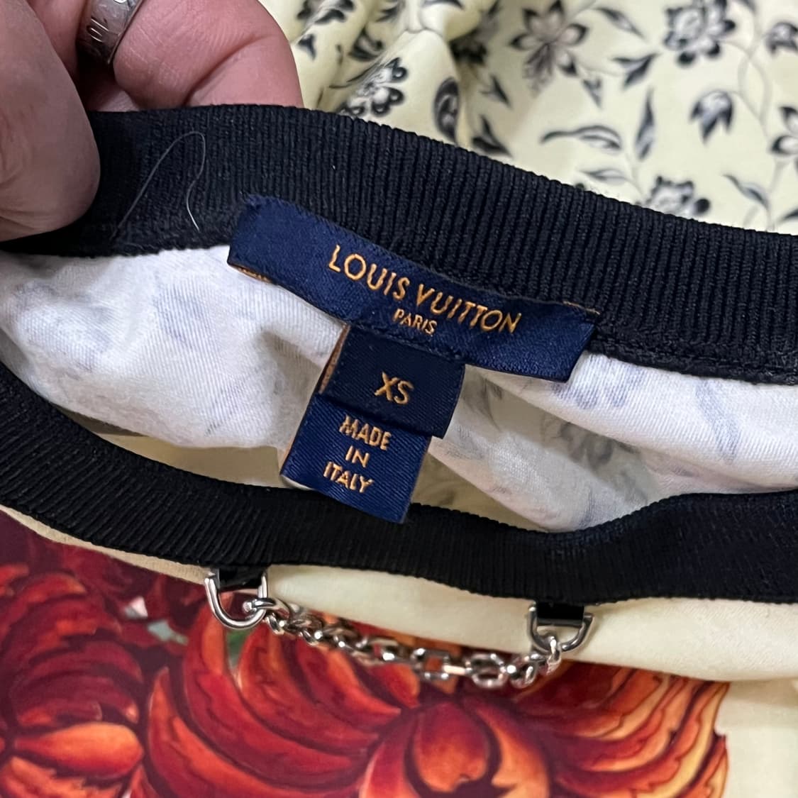  루이비통 플로랄 실크 슬리브 티셔츠 y14694 상품이미지7