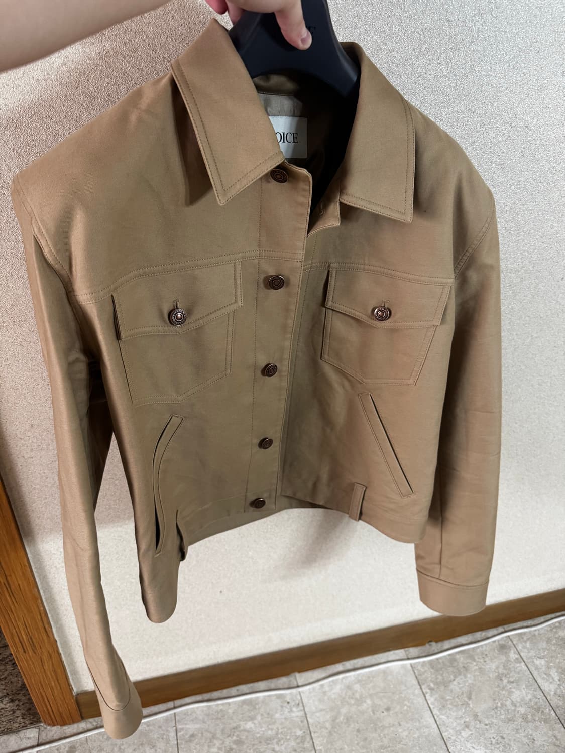 노이어 트러커 자켓 베이지 상품이미지5