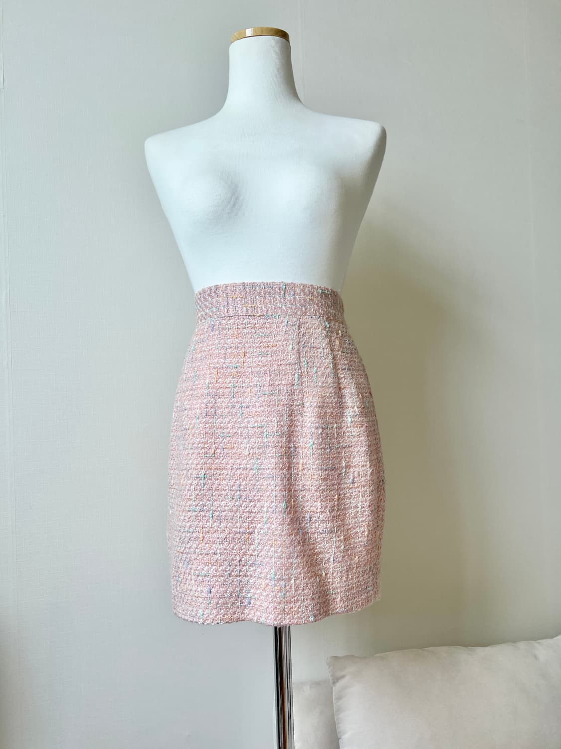 pink tweed setup 상품이미지5