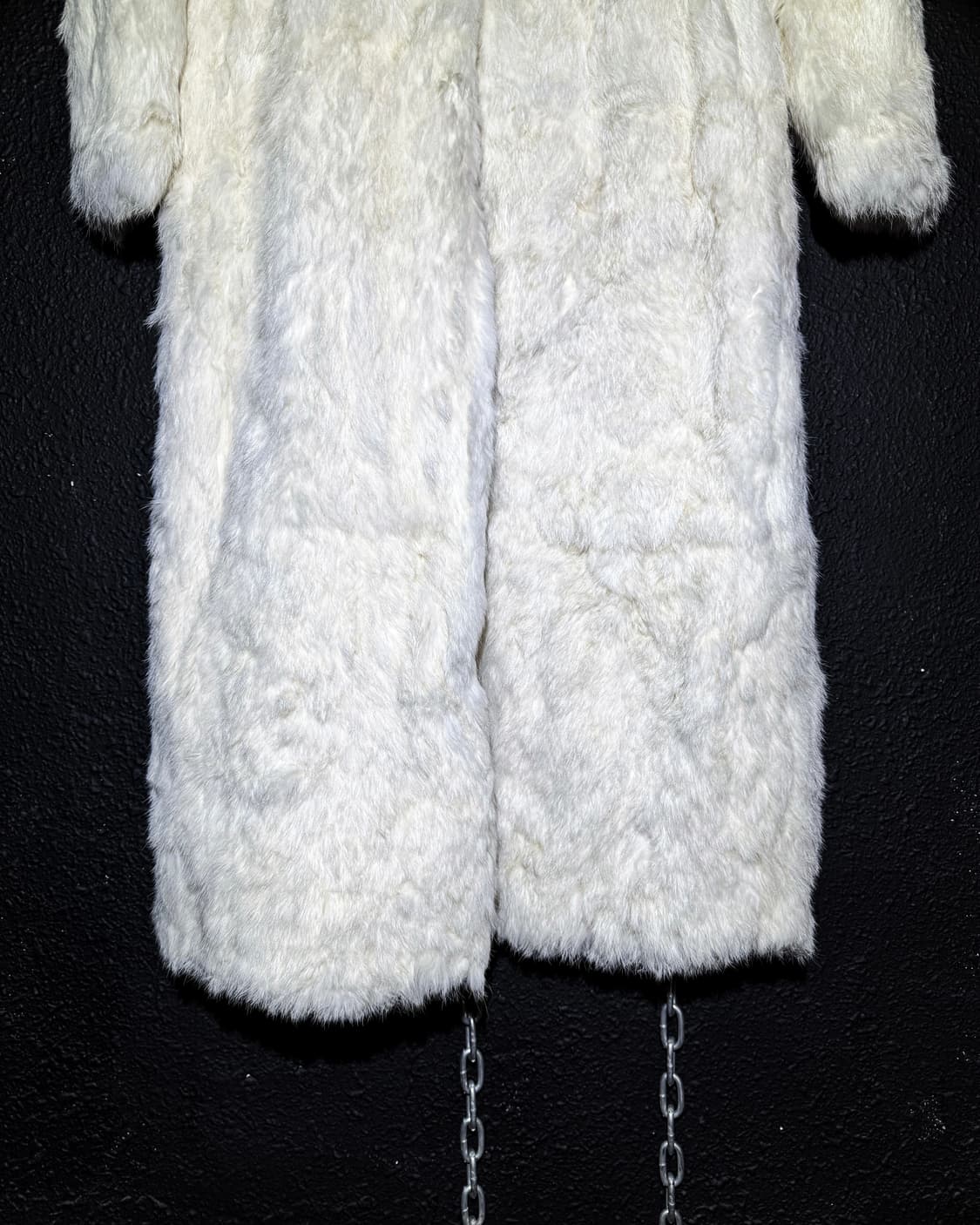 White Real Fur Long Coat 상품이미지4