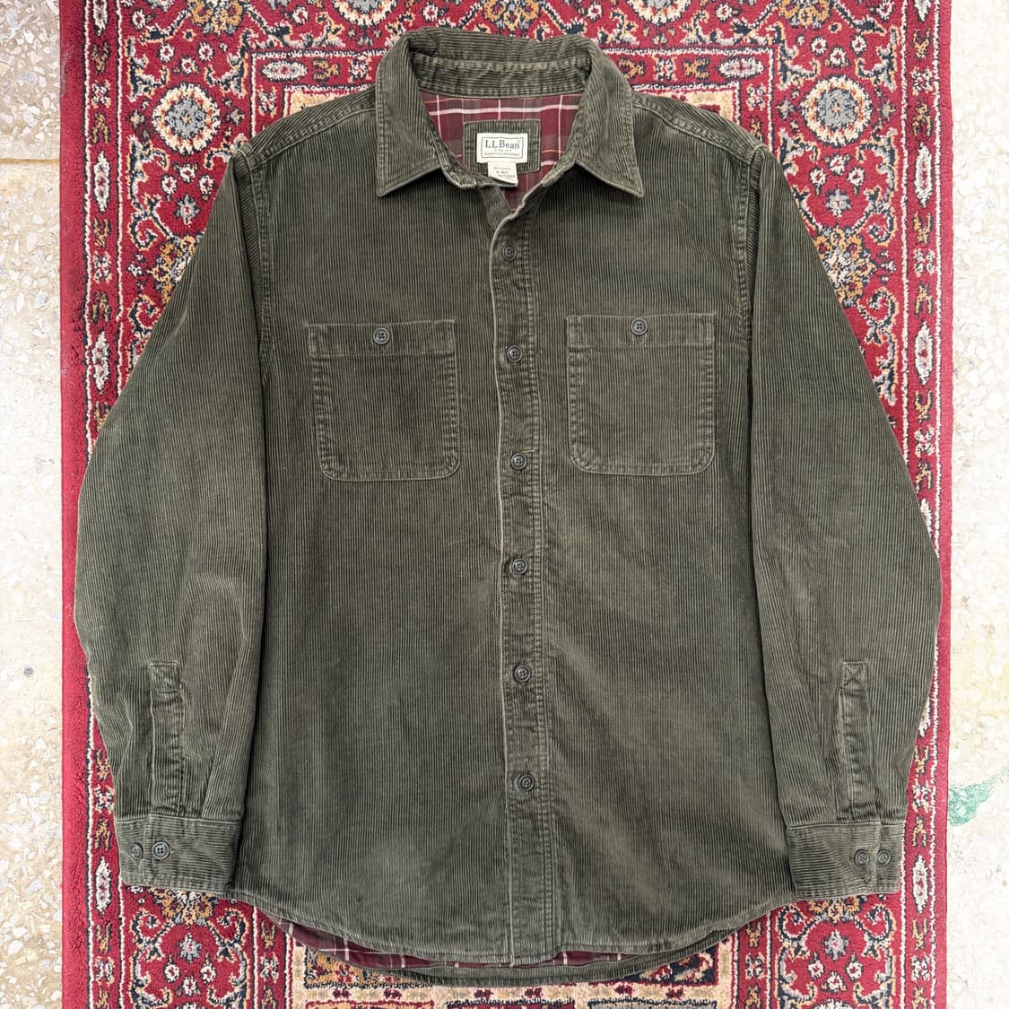 엘엘빈 코듀로이 라인드 셔츠 [ 100 ] 상품이미지1