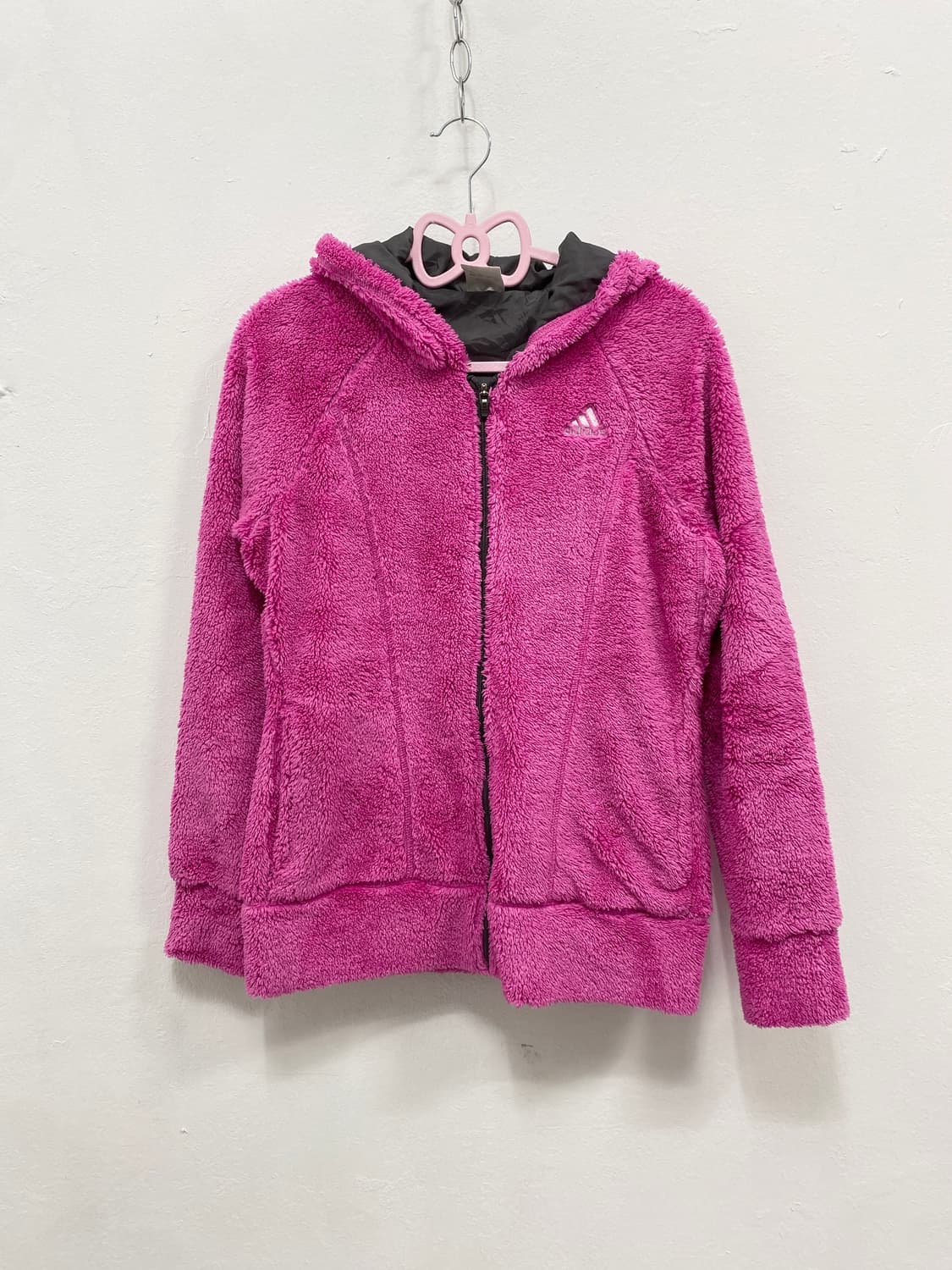 [ADIDAS] 아디다스 갸루 핫핑크 폭닥 후드집업 상품이미지2