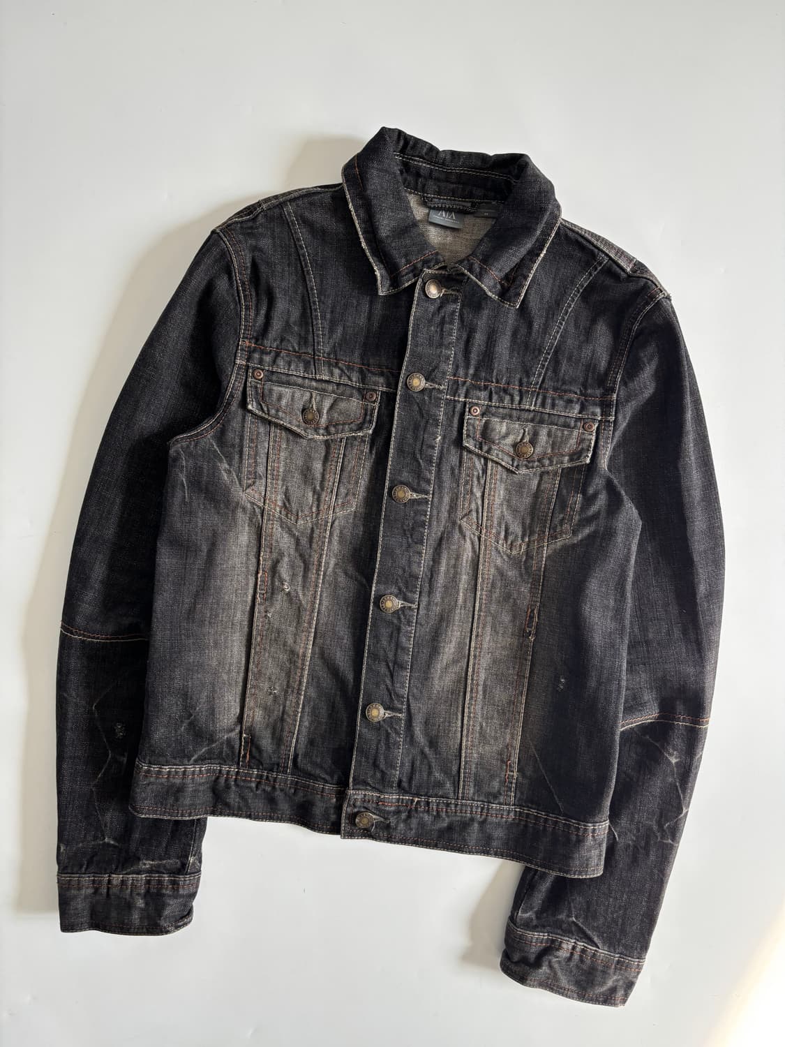 A/X Armani Exchange 아르마니 흑청 데님 자켓  상품이미지4