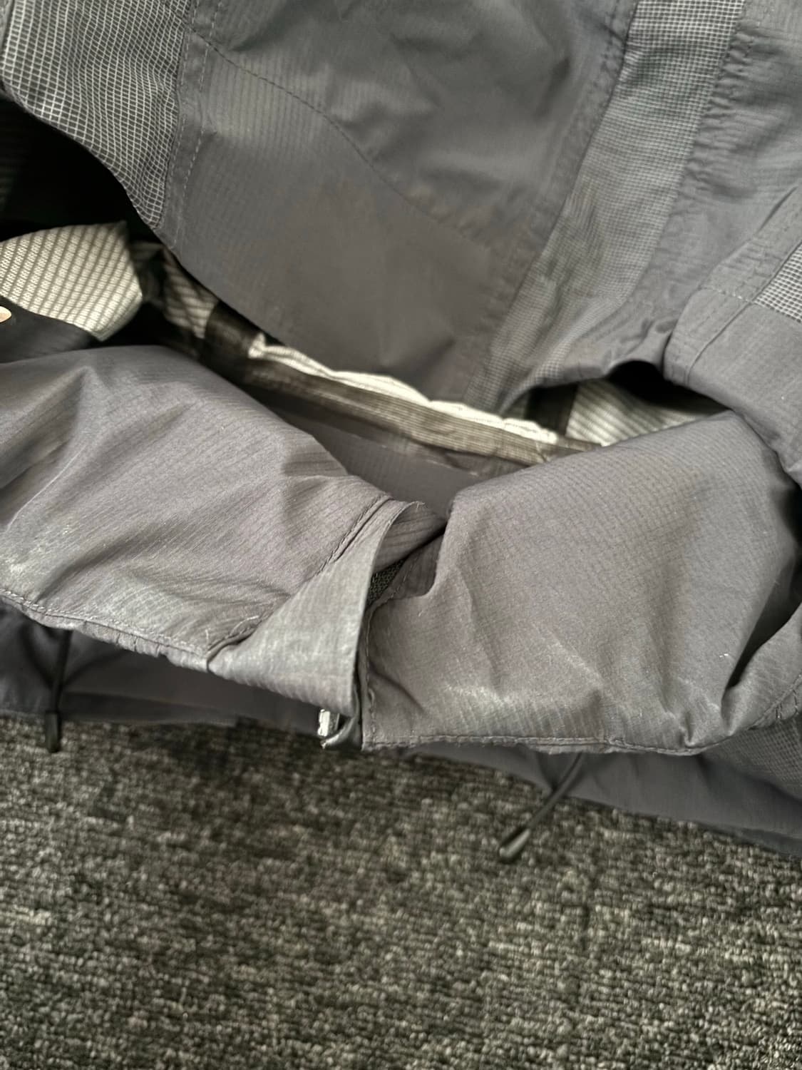 산산기어 윈드 쉴디드 자켓 블랙 - 24SS 사이즈 1 상품이미지7