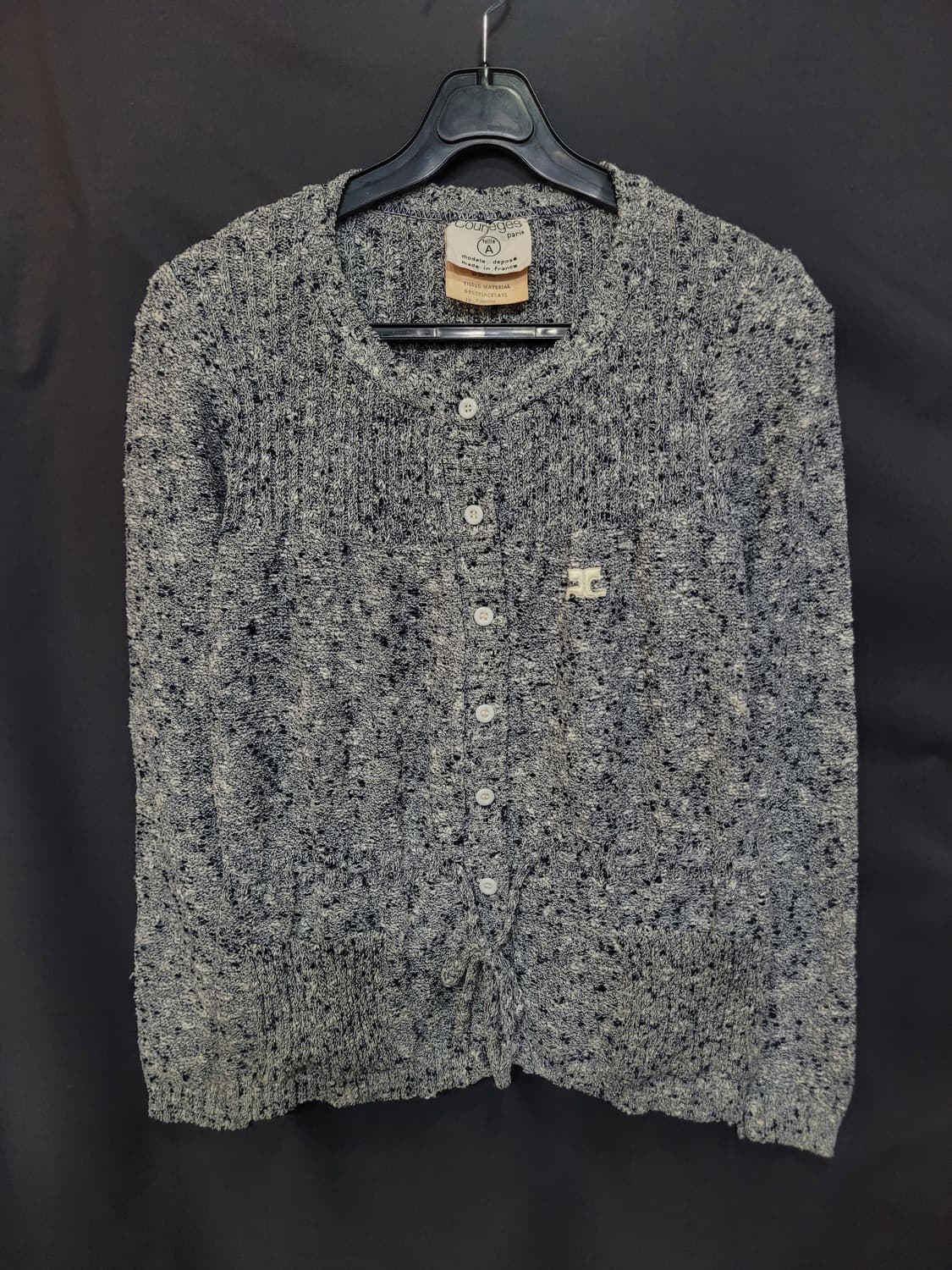 courreges 꾸레쥬프랑스 1970s 아카이브 빈티지 자수로고 레트로 상품이미지1