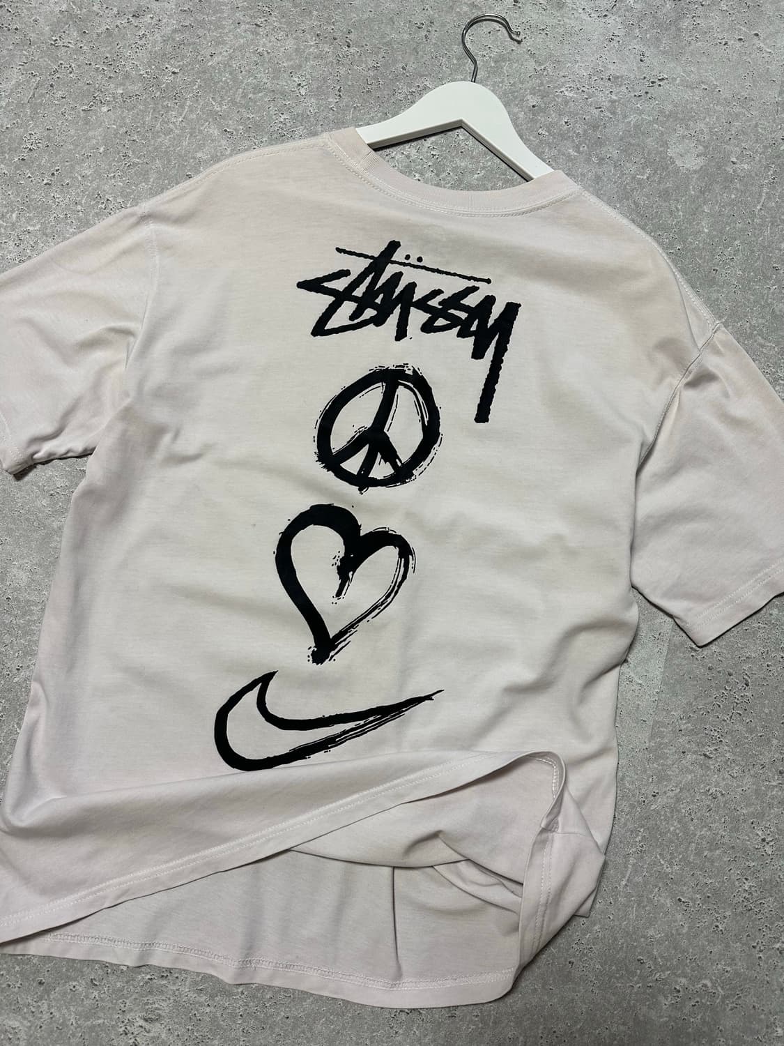 스투시 x 나이키 NRG 화이트 반팔티 상품이미지2