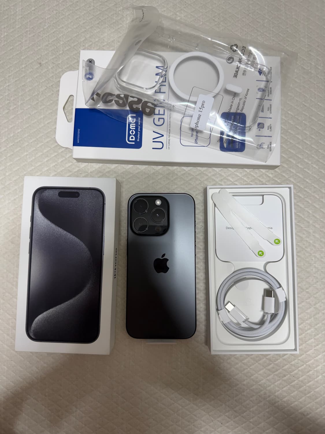 아이폰15프로 256gb 블랙 티타늄 상품이미지1