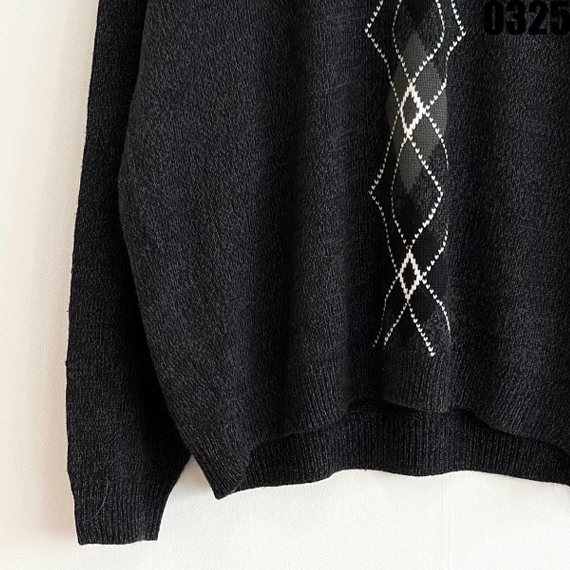 폴로 랄프로렌 아가일 패턴 니트 스웨터 XL  상품이미지3