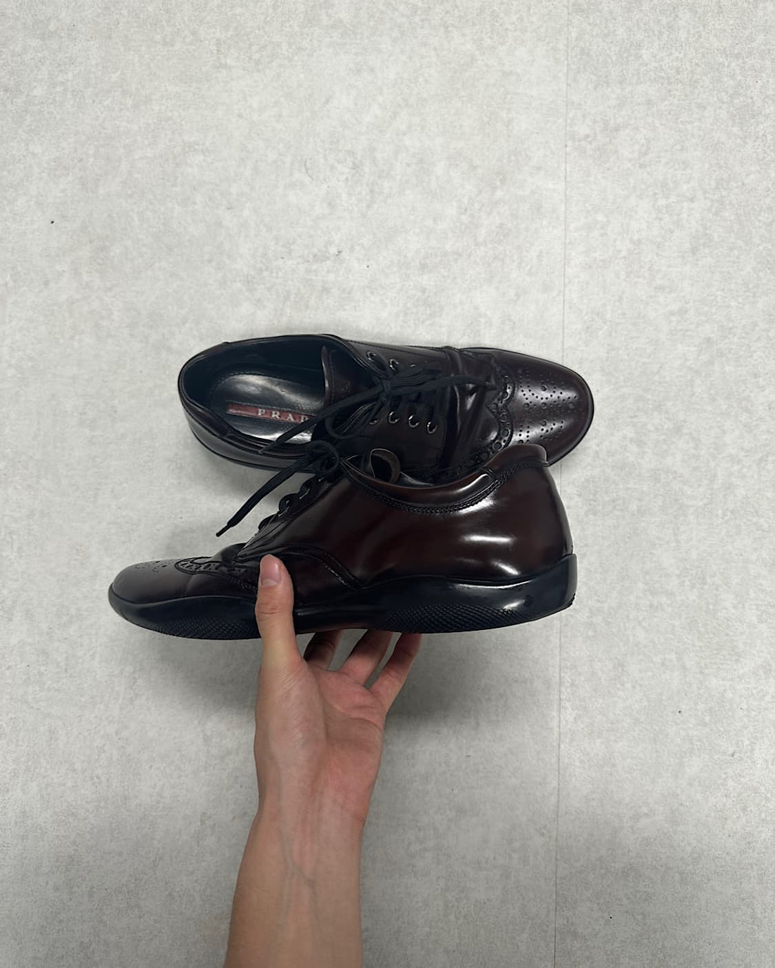 Prada sports brown leather 상품이미지5