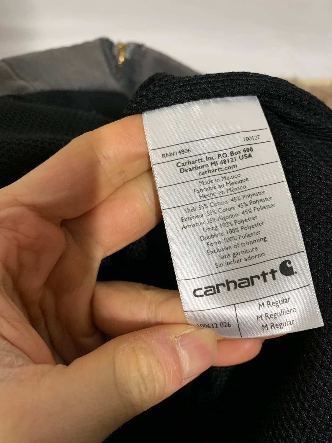 칼하트 써멀 후드집업 상품이미지4