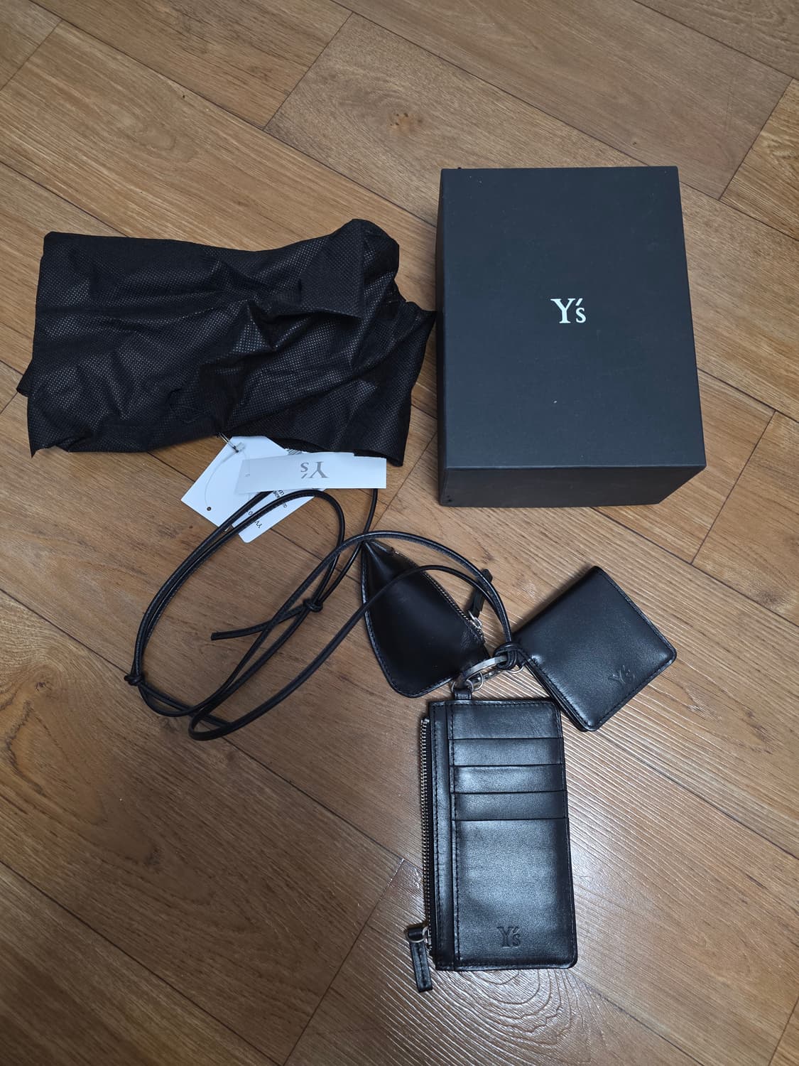 Y's 요지야마모토 트리플 가죽 파우치 상품이미지1