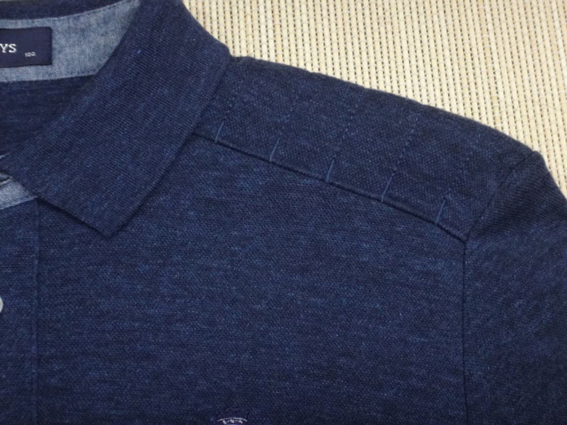 (100) HAZZYS 헤지스 남성용 카라 긴팔 티셔츠 상품이미지6