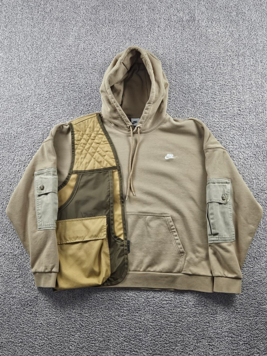 나이키 포켓 베스트 커스텀 스웻 후드 티셔츠 ( XL ) / 10991 상품이미지2